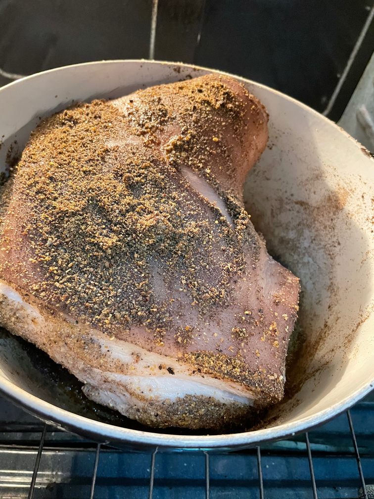 Shoulder in oven