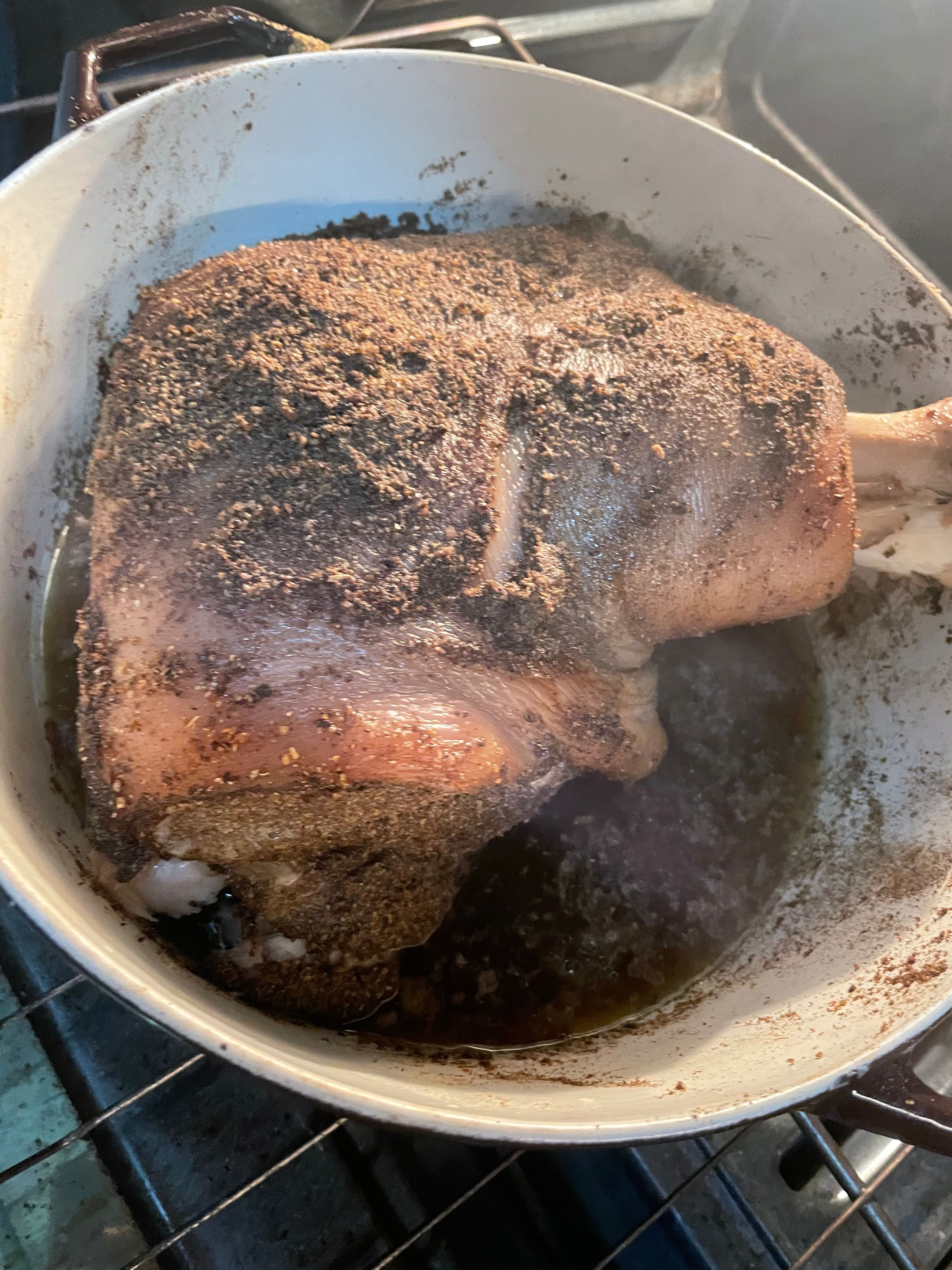 Shoulder in oven